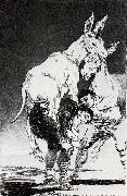 Francisco Goya Tu que no puedes oil